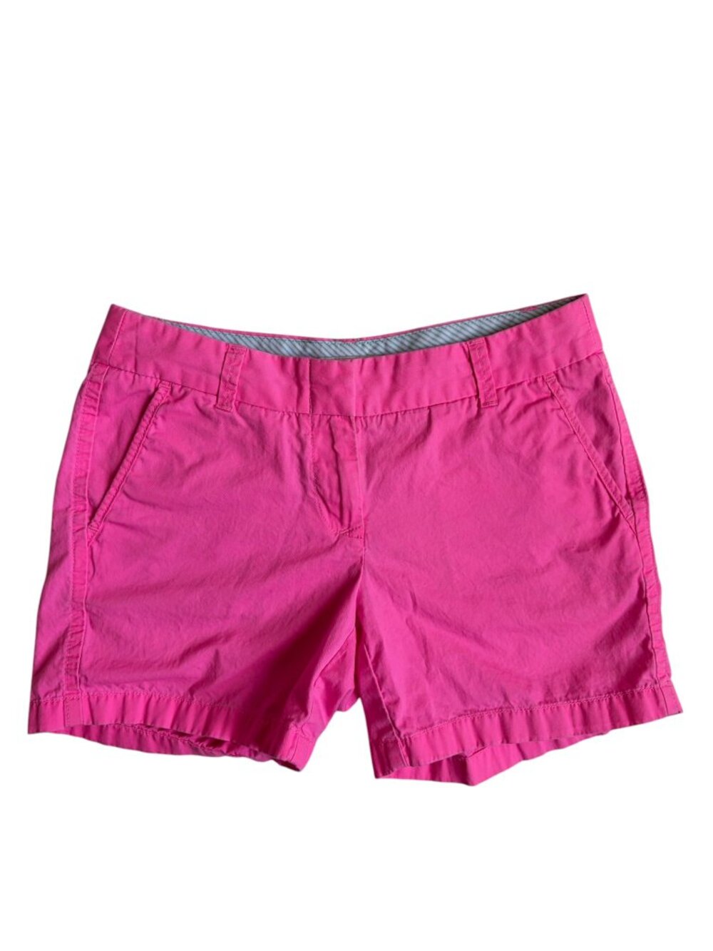 J. Crew Factory 5" Classic Chino Shorts (Hot Pink) - Size 2